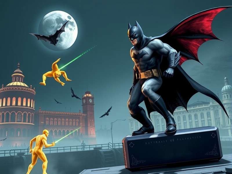 Batman Arkham Series Game Collage