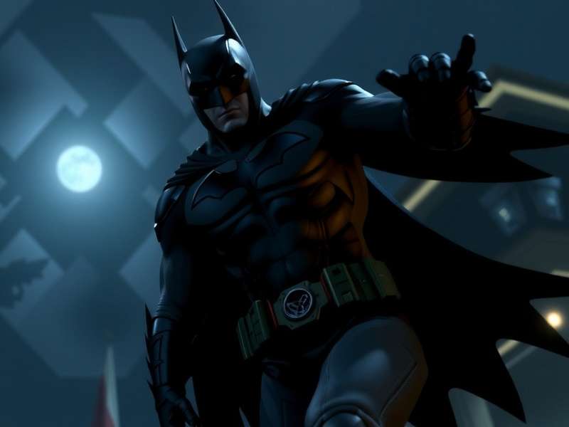 Batman Arkham Knight modded with enhanced graphics and new Batsuit