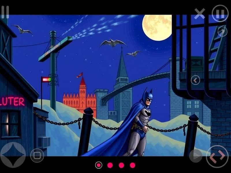 Batman Forever SNES gameplay screenshot showing Batman fighting Two-Face's henchmen