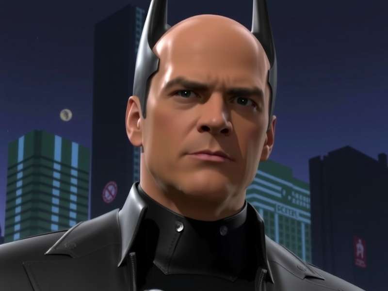 Concept art map showing Falcone's territory in Gotham City