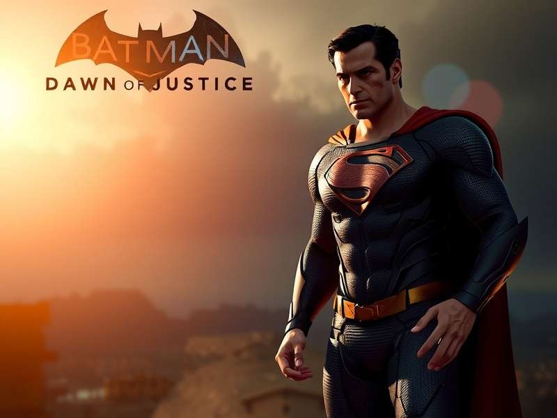 Batman and Superman facing off in Ultimate Edition scene