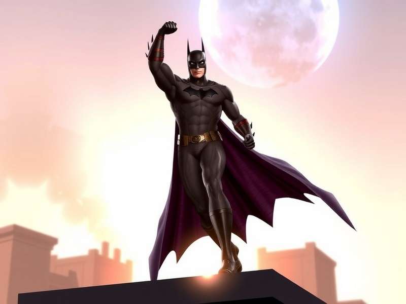 DCUO players grouped together in Batman Day themed costumes