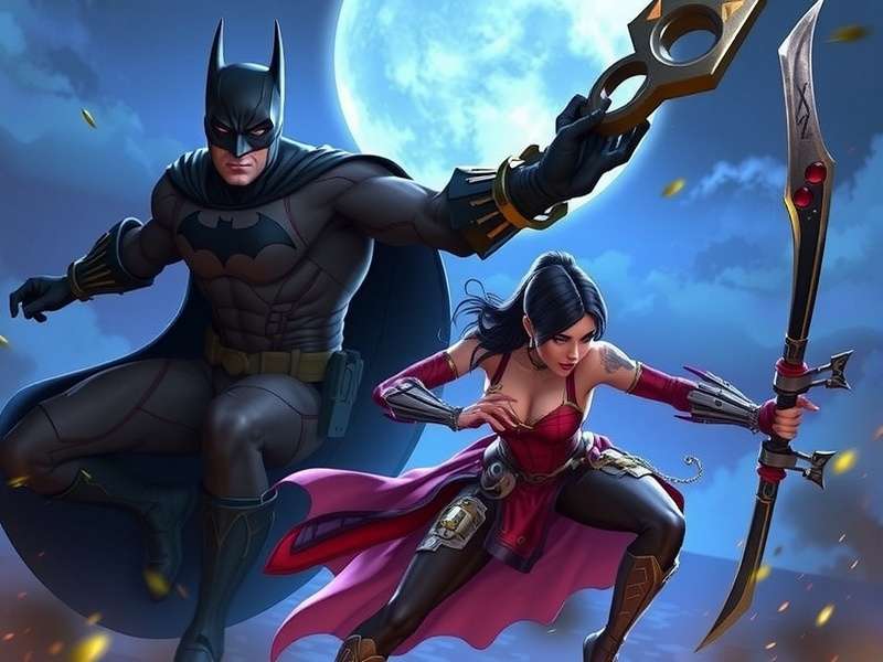 Batman Ninja key art showcasing samurai Batman and Joker in feudal Japan