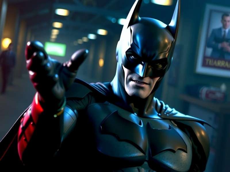 Val Kilmer as Batman in the iconic suit from Batman Forever