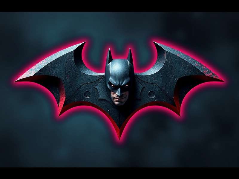 Historical timeline showing the Batman symbol evolution from 1939 to present