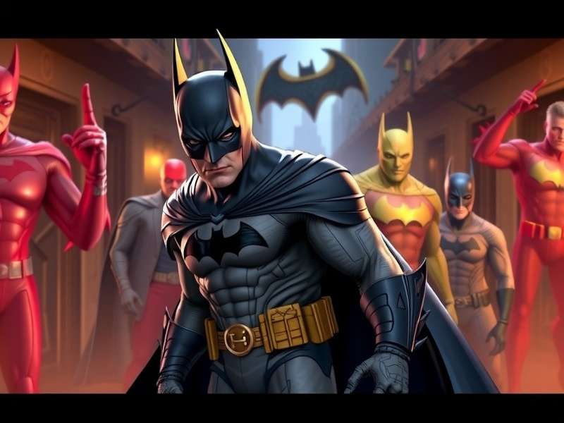 Batman and Gotham City characters lineup