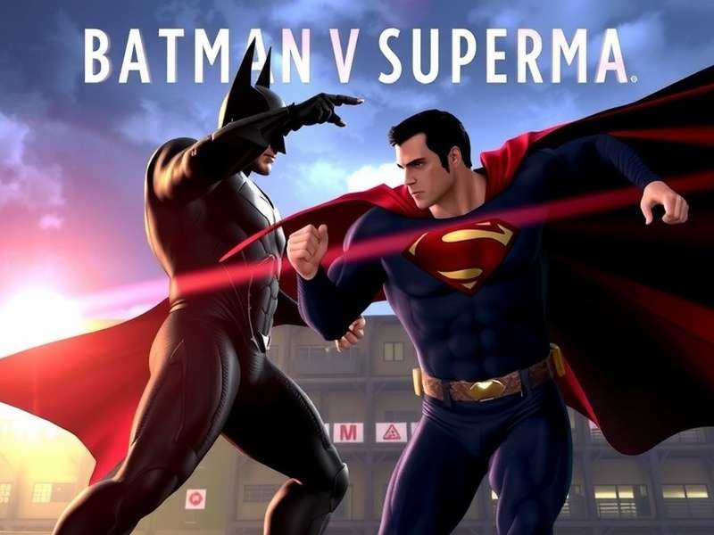 Batman in warehouse fight scene from Batman V Superman