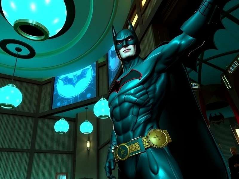 Dr. Chase Meridian analyzing Batman's psyche in her office