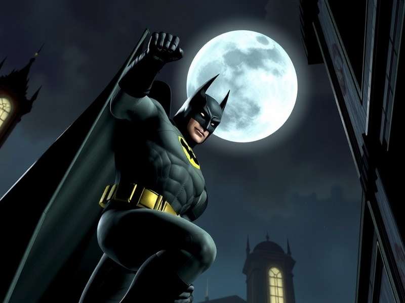 Batman Returns gameplay screenshot showing Batman fighting thugs in a snowy Gotham alley