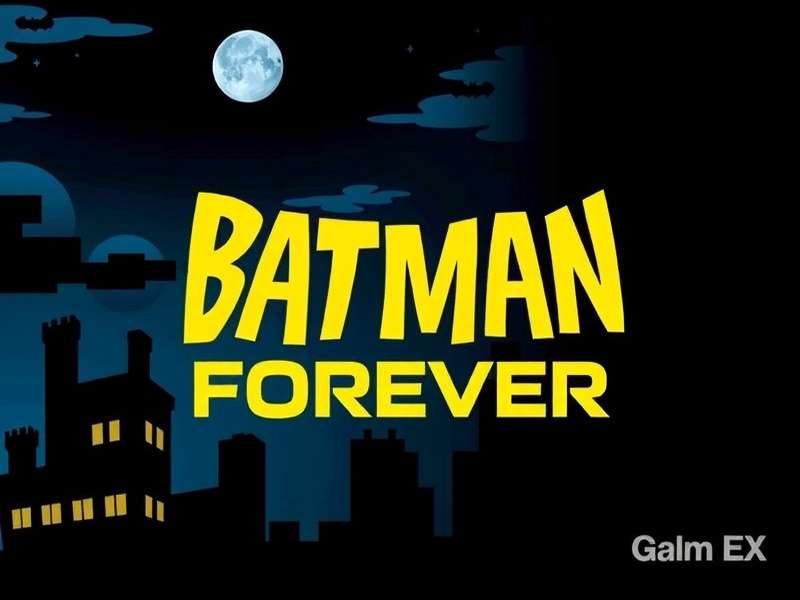 Comparison of Batman Forever font against previous Batman logos