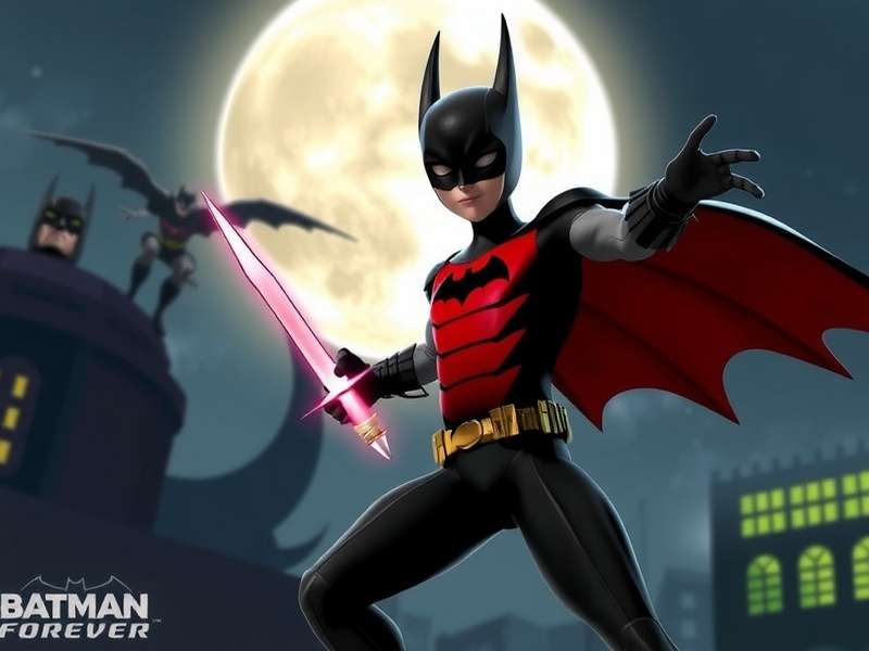 Robin and Batman fighting together in the Batman Forever video game