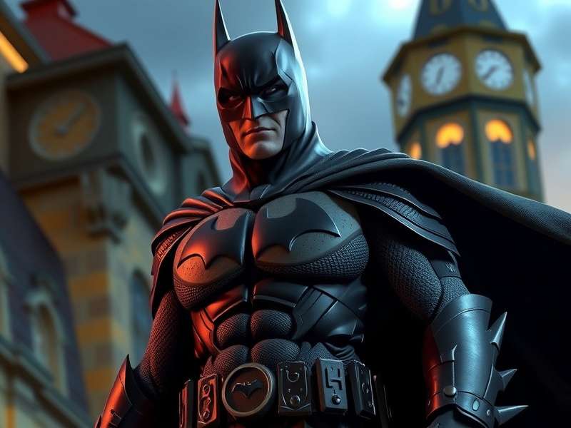 A collection of Batman video game consoles and controllers