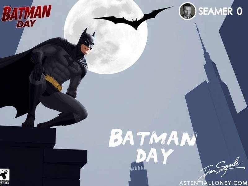 Batman Day 2024 Celebration with Batman and Bat-Signal