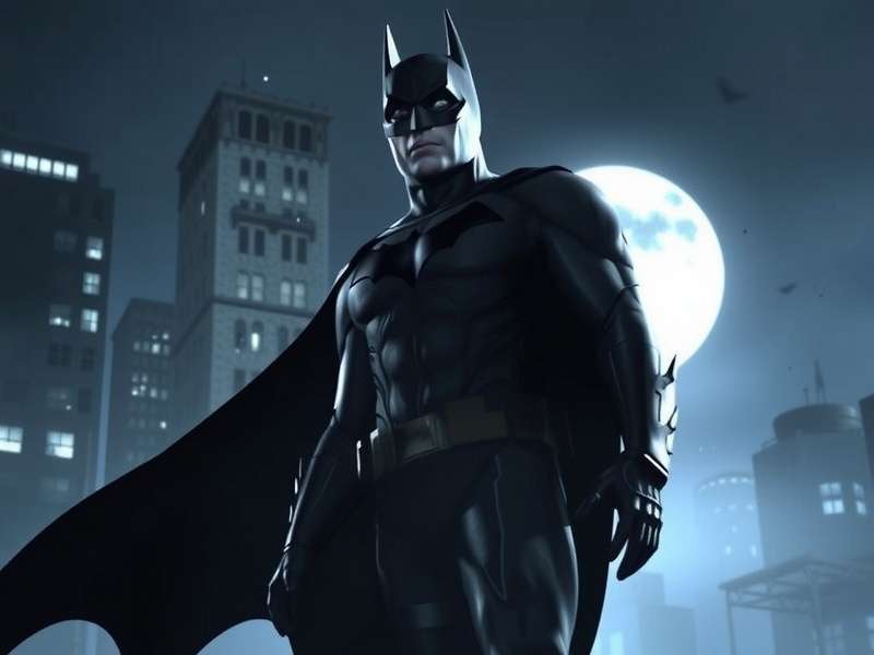 Batman The Enemy Within Key Art showcasing Batman and The Joker in a tense standoff