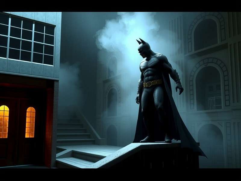 Batman and Bane face off in the dark tunnels of Gotham — iconic I Was Born In The Dark scene