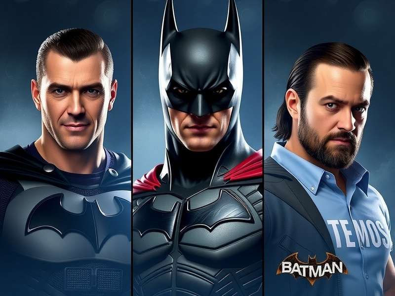 Collage of every actor who played Batman from 1943 to 2025