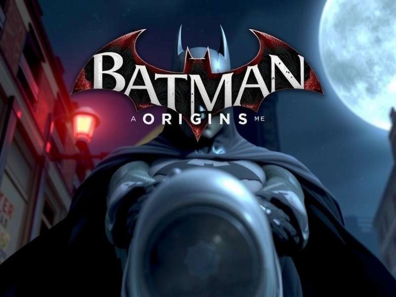 Batman Arkham Origins key art showing Batman facing assassins on a snowy Gotham rooftop