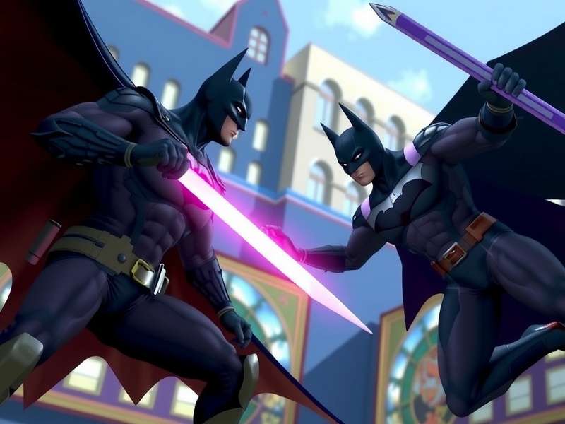 Batman Ninja Vs Yakuza League Full Movie — official concept art featuring Batman in samurai armor facing the Yakuza League