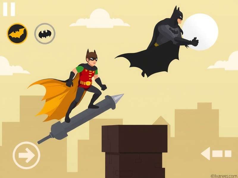 Batman And Robin dynamic duo illustration with Indian cultural motifs