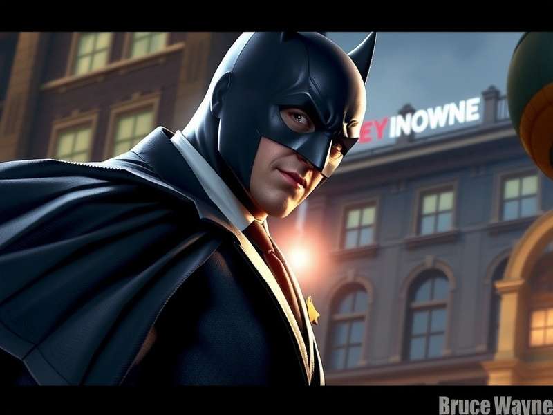 Bruce Wayne Movie collage showing Batman across different film eras